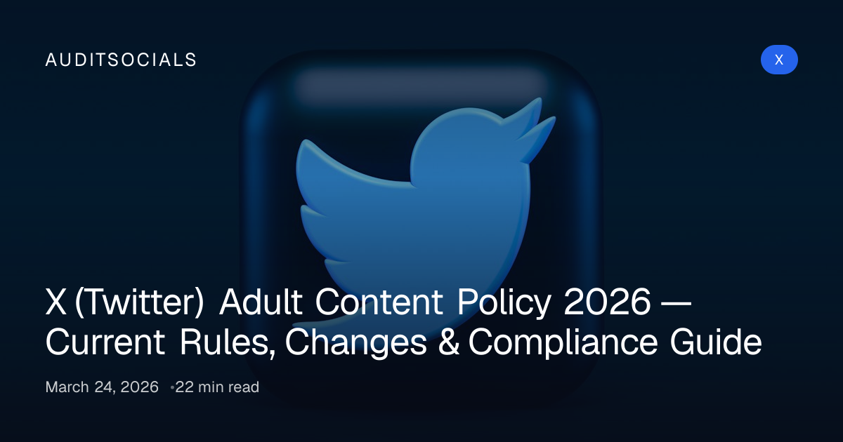 X (Twitter) Adult Content Policy 2026: ACC Rules & Strikes